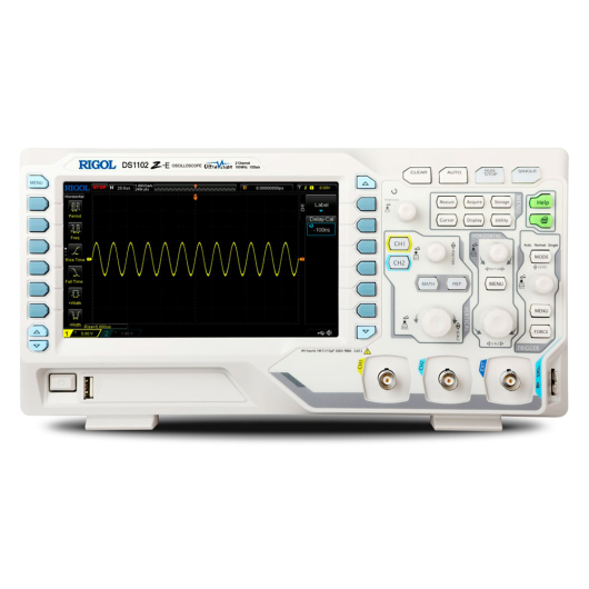 DS1102Z-E - Osciloscópio digital 100 MHz, 2 canais, Taxa de amostragem em tempo real 1 Gsa/s - RIGOL